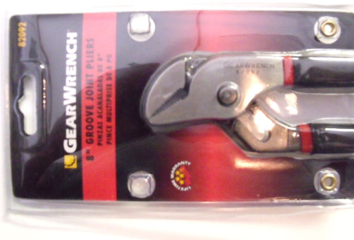 Gearwrench 82092 Groove Joint Pliers, 8"