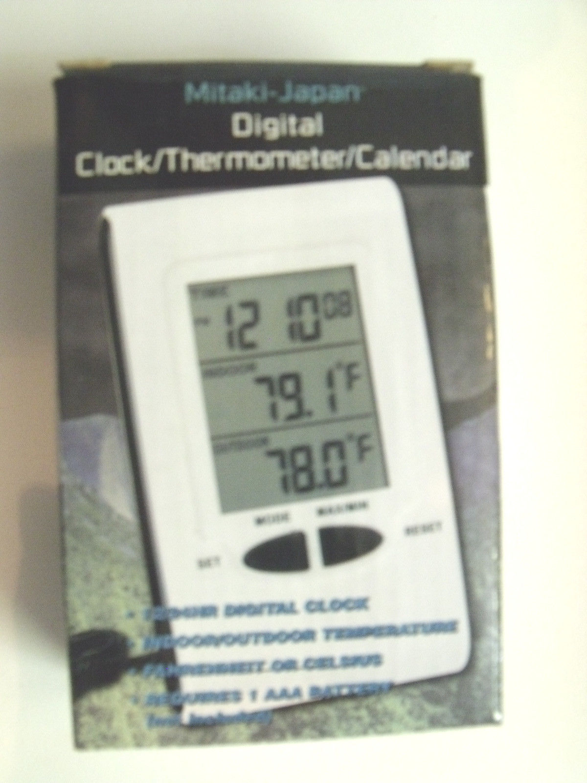 Mitaki-Japan Digital Clock Thermometer Calendar ELCLOCK2
