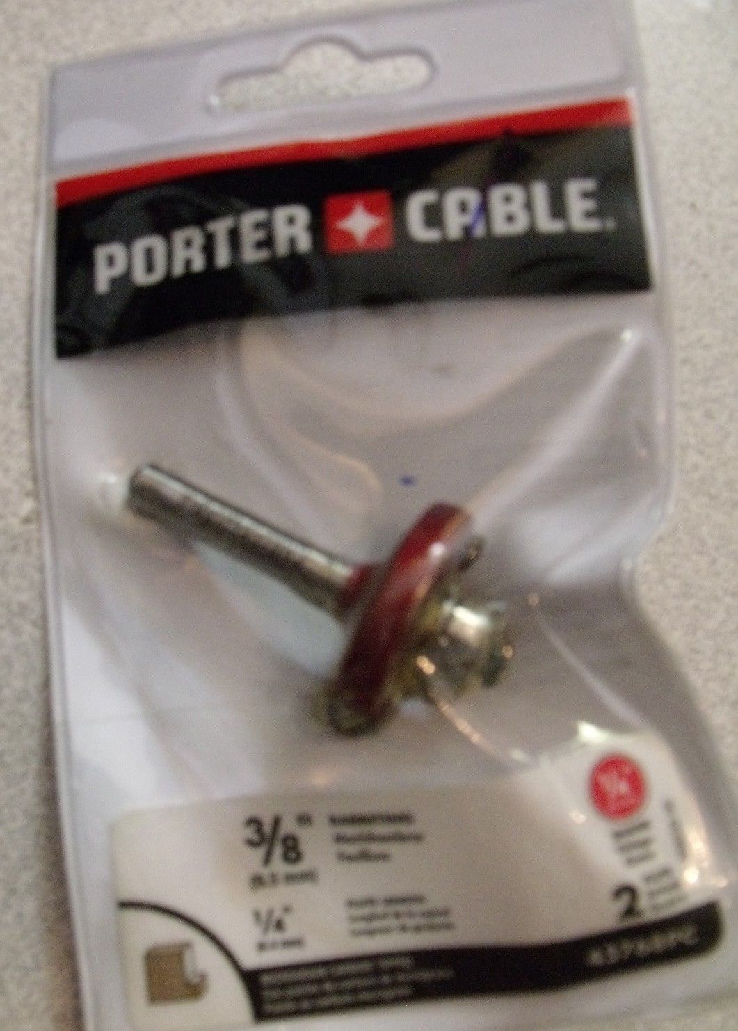 Porter Cable 43768PC 3/8" Rabbeting Carbide Router Bit 1/4" Shank