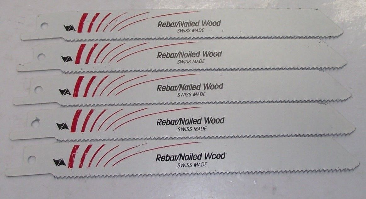 Vermont American 9930209 6" x 14Tpi Bi Metal Recip Blade 5pcs Swiss