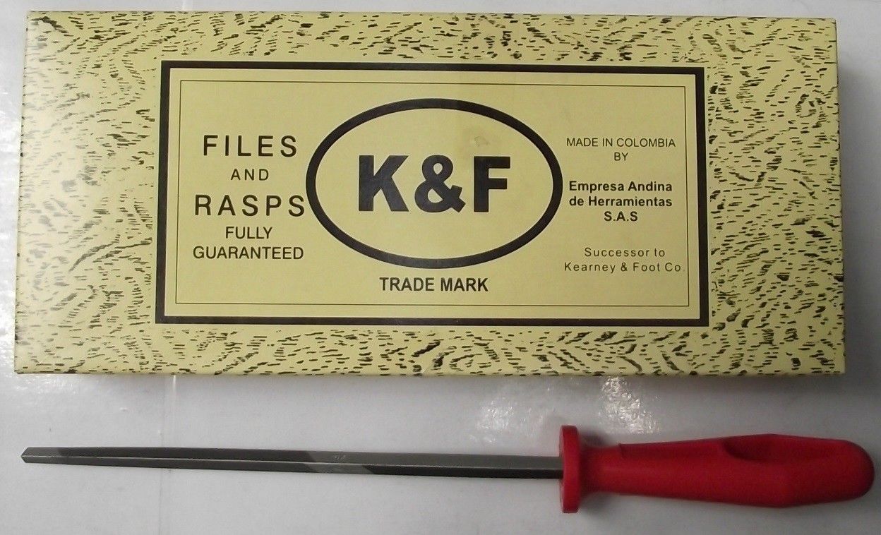 K&F 02949 MKF 9" Double Ender Saw File With Handle