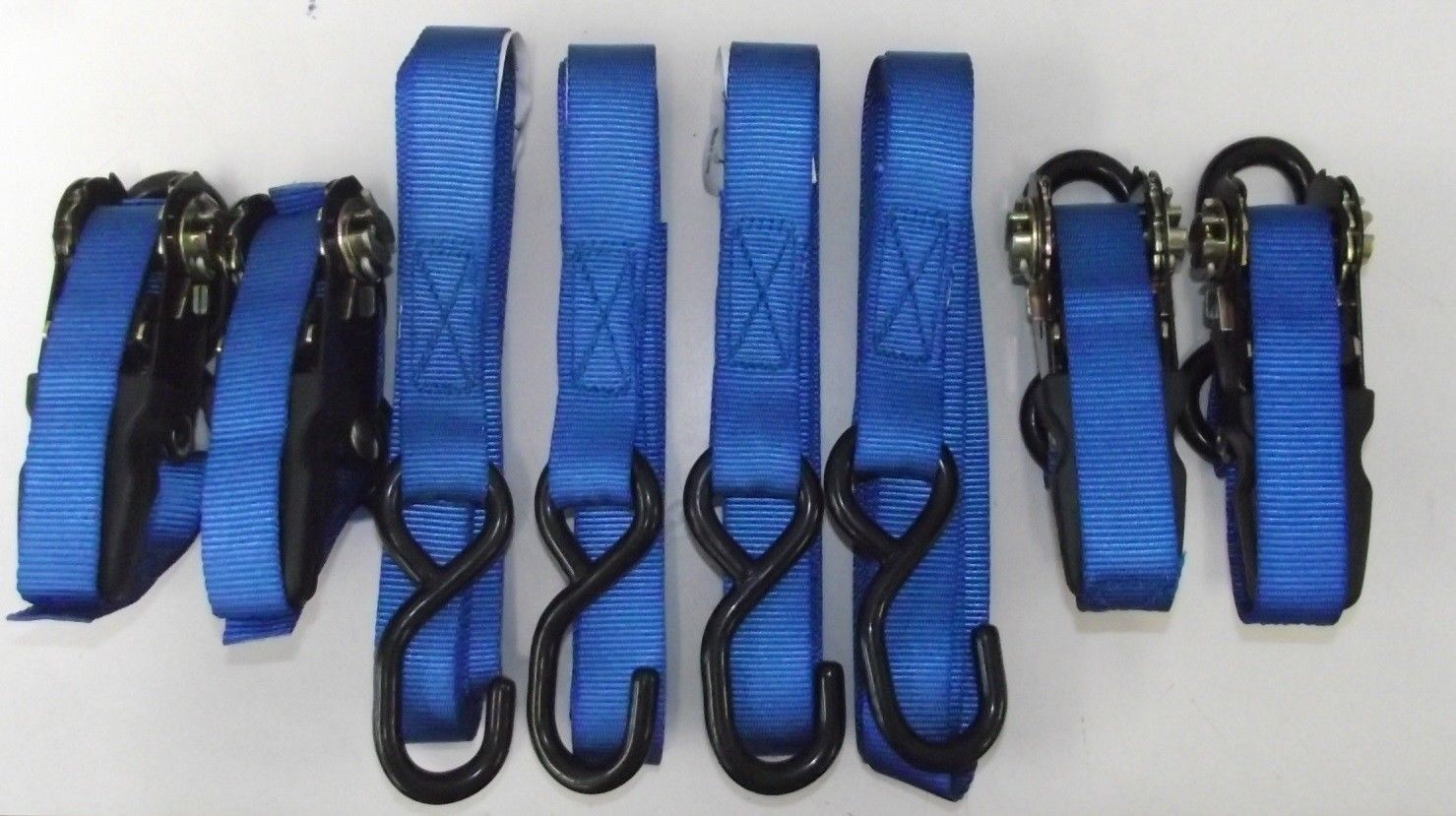 Ancra S-Line SL39-4 1" x 15 Foot Ratchet Tie Downs 4 Pieces Bulk