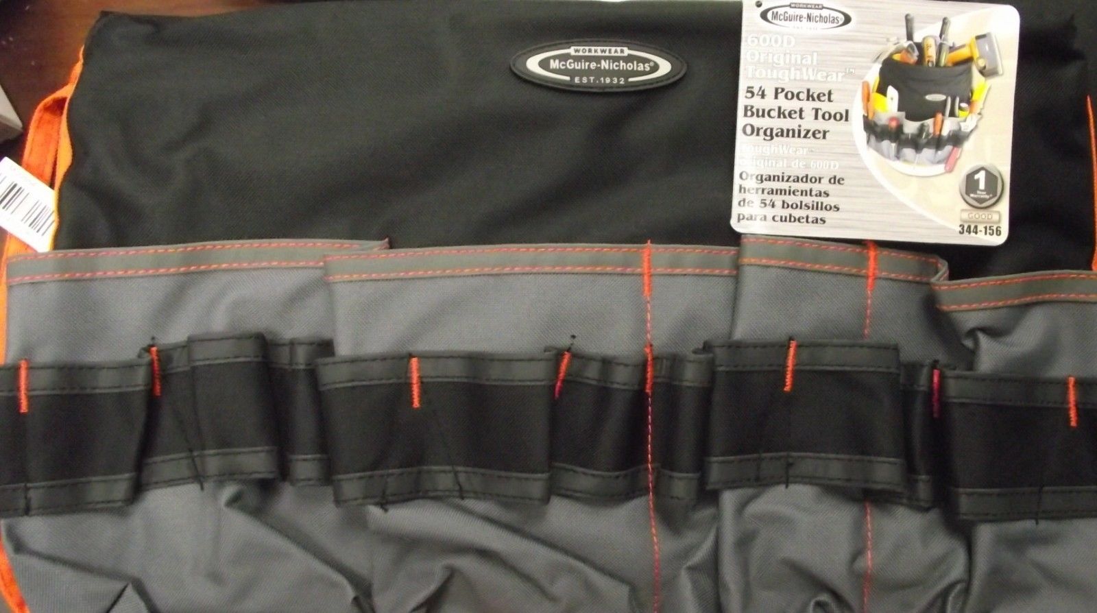 McGuire Nicholas Bucket Pro 54 Pocket Bucket Tool Pouch 344-156