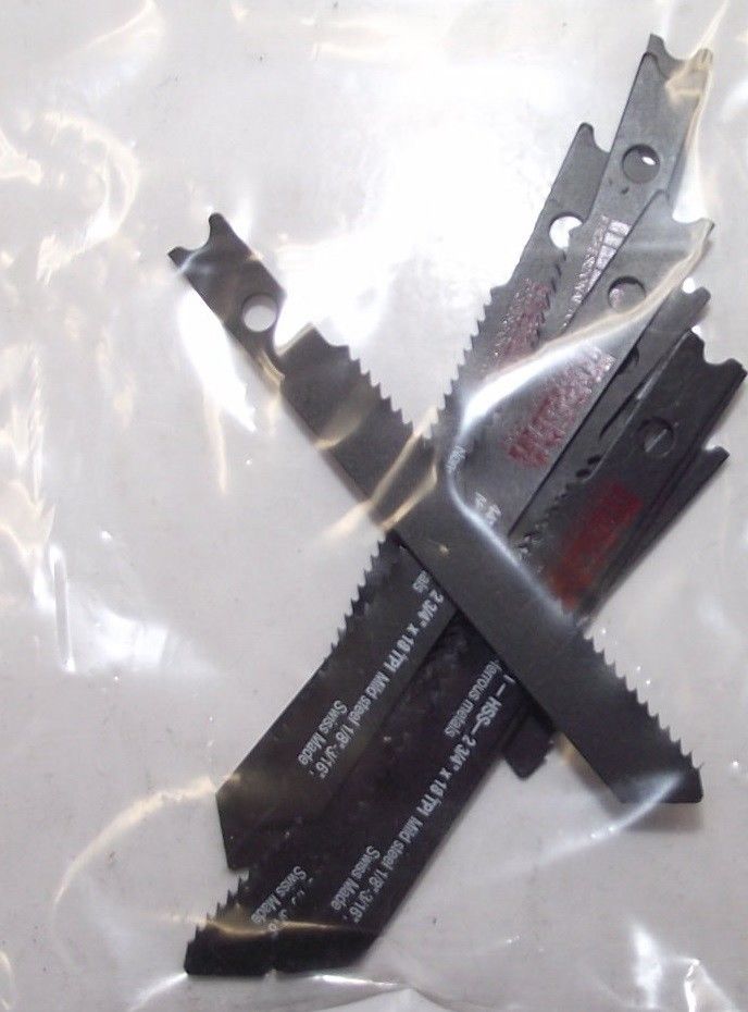Magna 44341 U-2-3/4" x 18TPI Jig Saw Blades For Mild Steel 10pcs Swiss