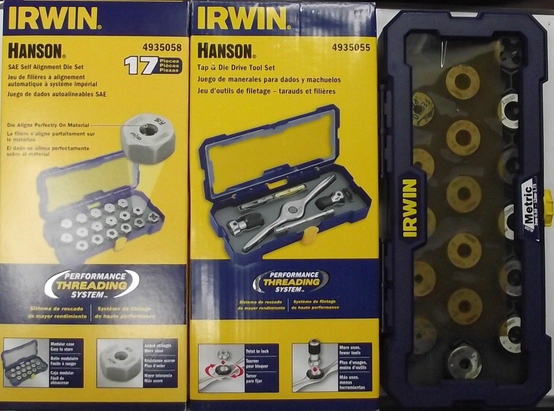 Irwin Industrial Tools 4935359 PTS Drive Tools SAE And Metric Alignment Die USA