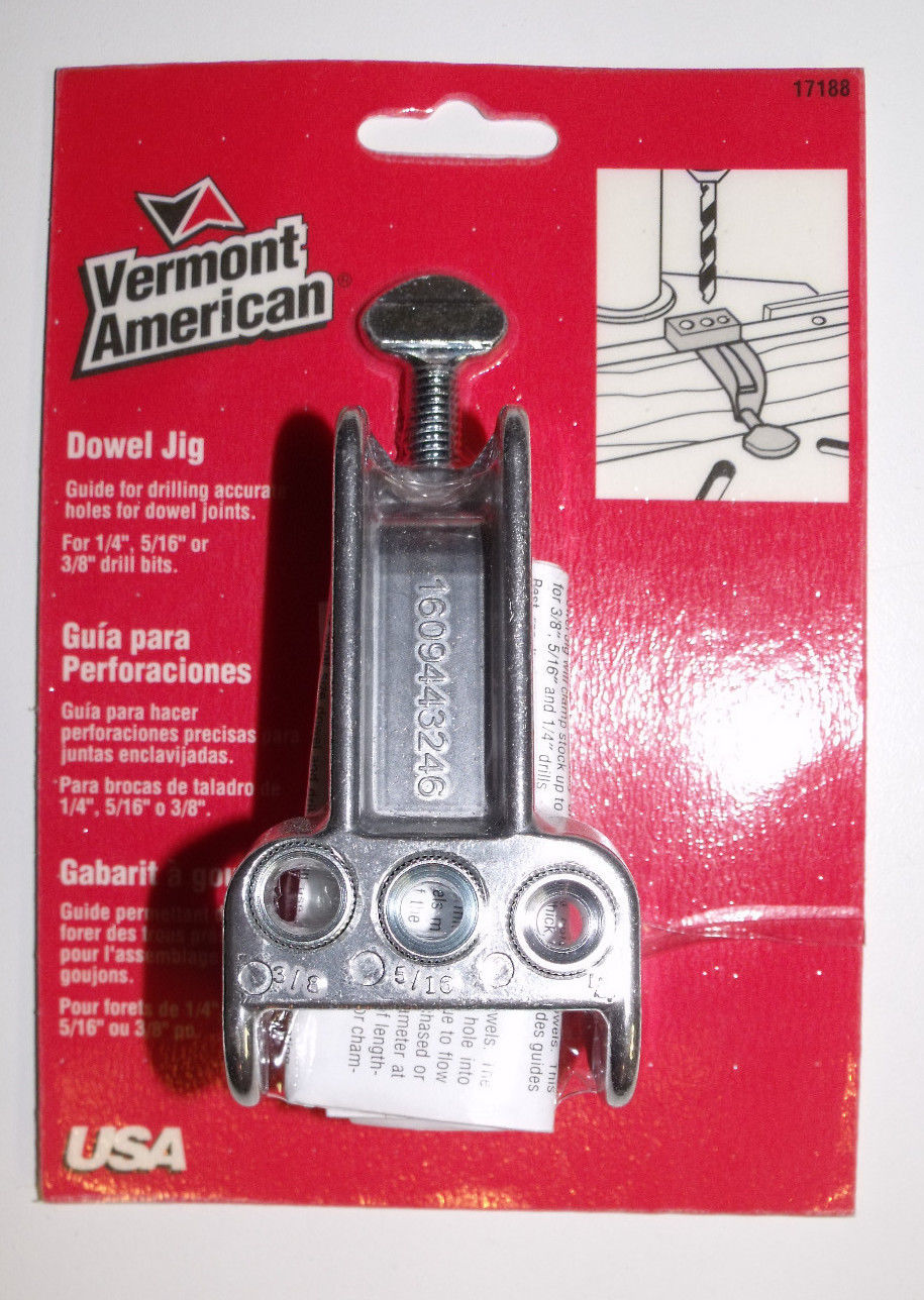 Vermont American 17188 Carded Doweling Jig USA