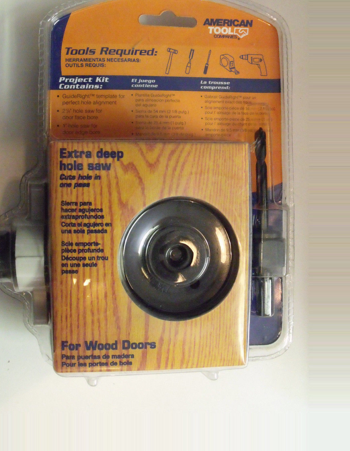 American Tool Wood Door Lock Installation Kit 17105