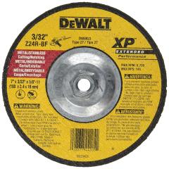 Dewalt DW8823 7" x 3/32" x 5/8"-11 Z24R Type 27 Metal Cutting Wheels 10 Pack