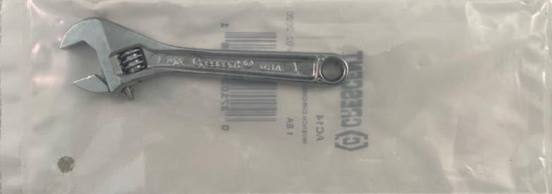 Chiave Regolabile Crescent 4" Strumento Vintage Made In USA ~ BELLO - Foto 11