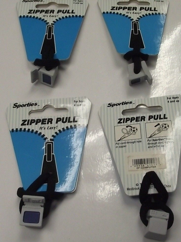 Zangles Sporties Zipper Pulls Great For Luggage Or Backpacks 4pcs