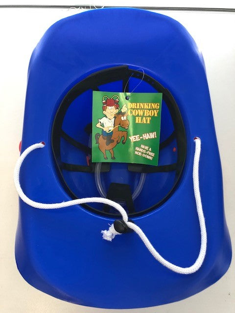 Drinking Beer Cowboy Hat Blue Great Party Hat