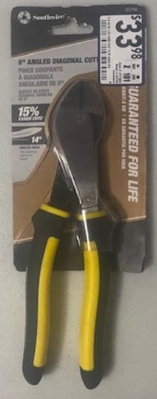 Southwire DCPA8 8" High Leverage Diagonal Cutting Pliers Angled Head