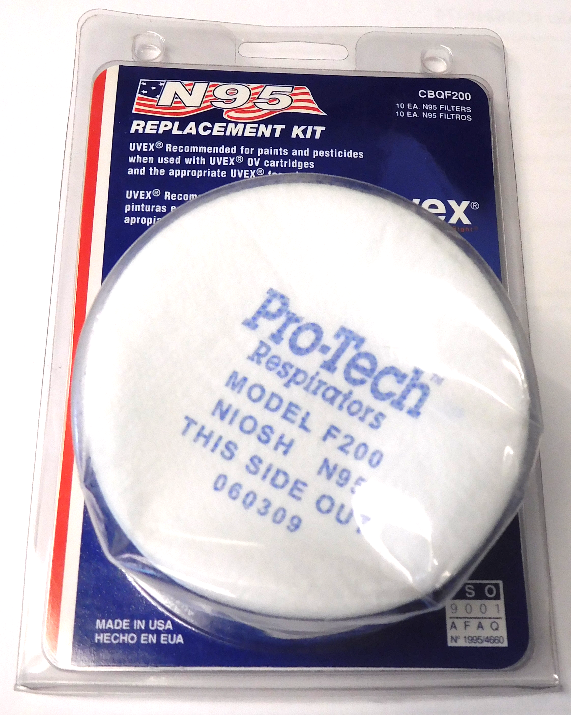 Uvex Pre Filters N95 Paints And Pesticides 10pcs. CBQF200