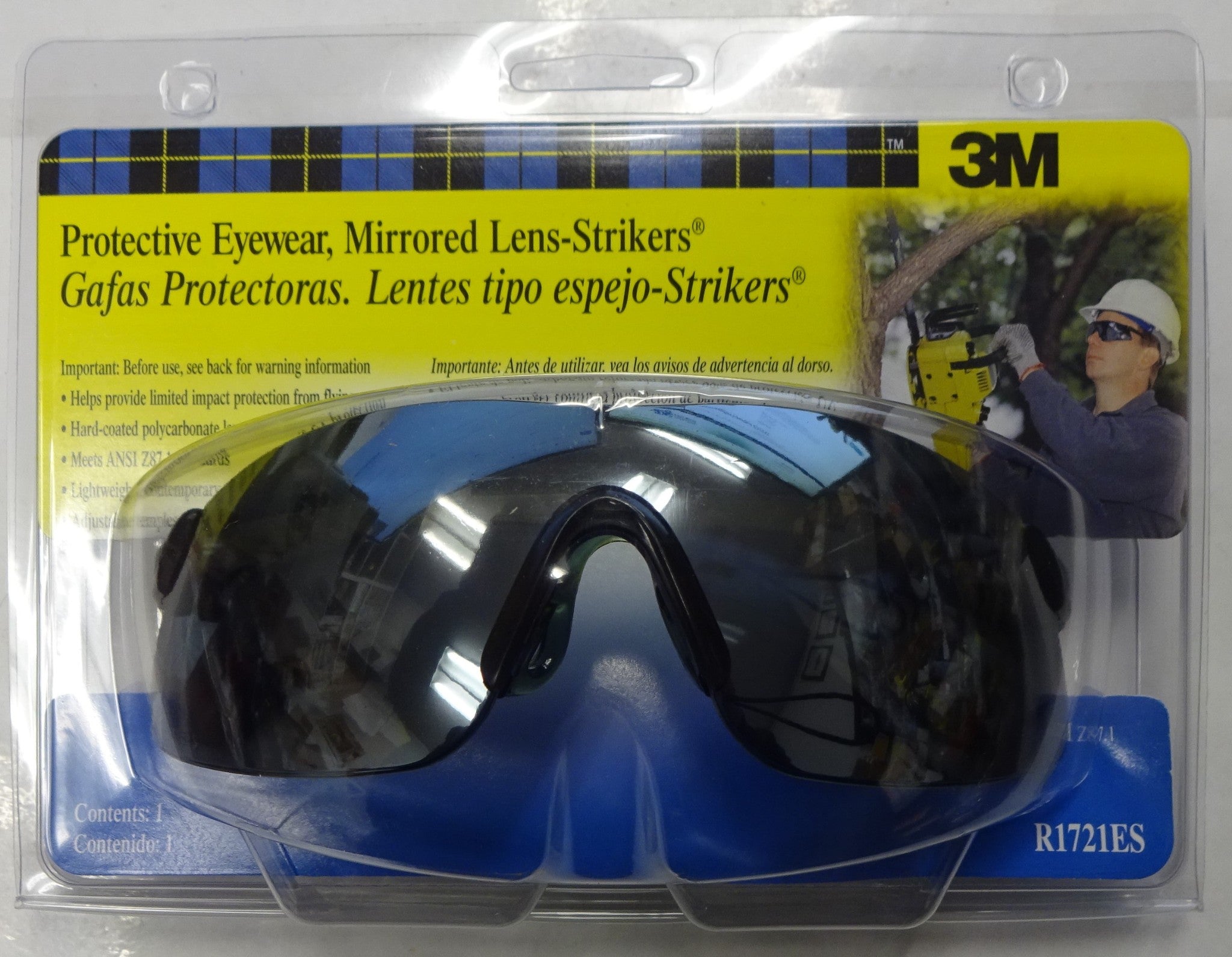 3M R1721ES Protective Eyewear Mirrored Lens