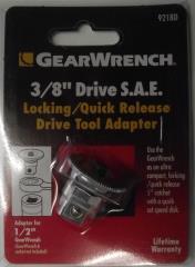 GearWrench 9218D 3/8" Drive x 1/2" Locking Quick Release Drive Tool Adapter