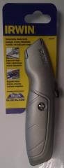 IRWIN 4935069 Retractable Utility Knife 6-1/2" Natural Aluminum One Blade