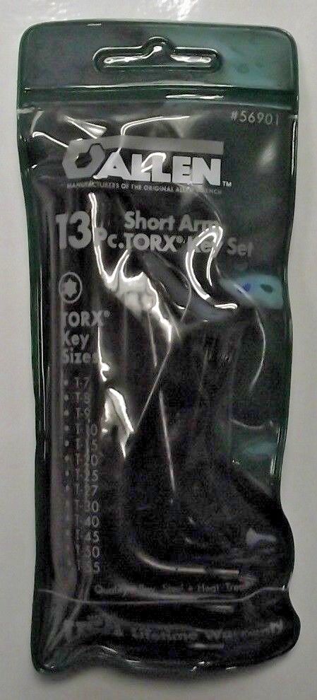 Allen Tool 56901 13 Piece Short Arm Torx Key Set USA