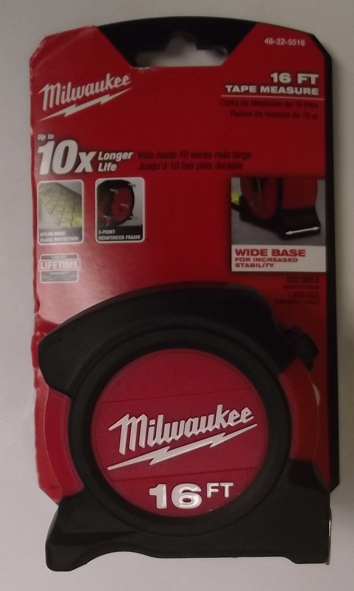 Milwaukee 48-22-5516 16' General Contractor Tape Measure