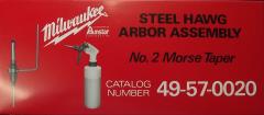 Milwaukee 49-57-0020 #2 Morse Taper Steel Hawg Arbor w/Hose & Pump Japan