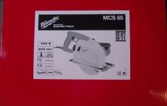 Milwaukee MCS65 Dry Cut Metal Circular Saw European 220-240v Plug Germany