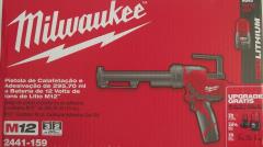 Milwaukee 2441-159 M12 Li-Ion 10 oz. Caulk and Adhesive Gun Kit 220-240v Euro