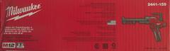 Milwaukee 2441-159 M12 Li-Ion 10 oz. Caulk and Adhesive Gun Kit 220-240v Euro