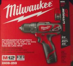 Milwaukee 2408-259 3/8" Hammer Drill/Driver Kit 220-240V Type C Plug Intl. model