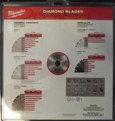 Milwaukee 49-93-7235 12" Asphalt & Green Concrete Diamond Segmented Saw Blade