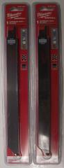 Milwaukee 48-00-1431 9" Carbide Grit Sawzall Blade United Kingdom 2pcs.