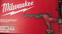 Milwaukee 2641-159 M18 Li-Ion Caulk/Adhesive Gun Kit Euro Style 220-240V