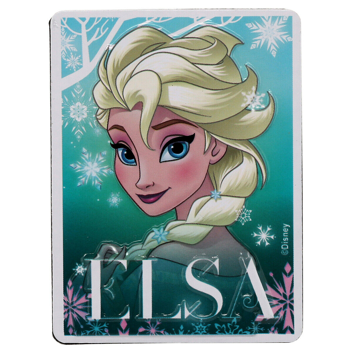Elsa 90165419-S Frozen Embossed Metal Magnet