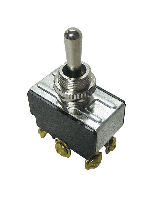 Gardner Bender GSW-123 20 amps Silver Momentary Toggle Switch DPDT 1 pk