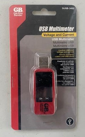 GB GUSB-3450 USB Tester Multimeter Digital Current And Voltage Tester