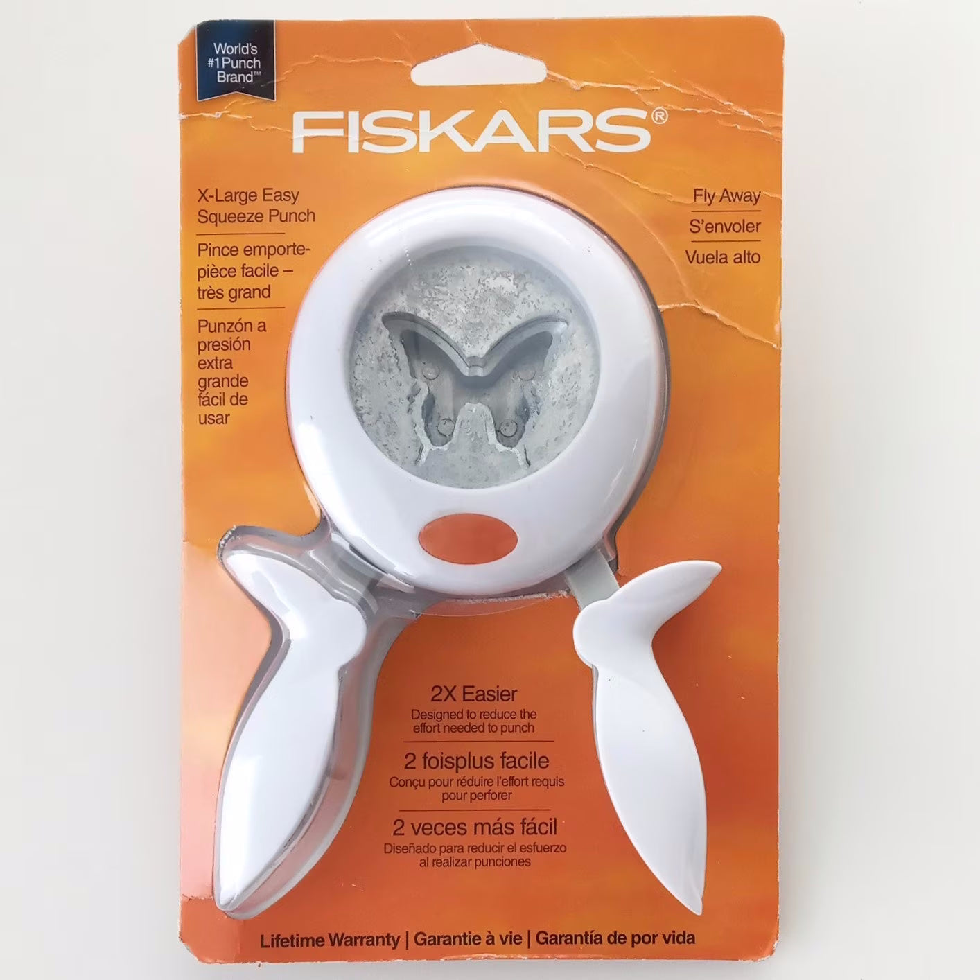 Fiskars 139830-1002 Fly Away Butterfly Squeeze Punch (X-Large)