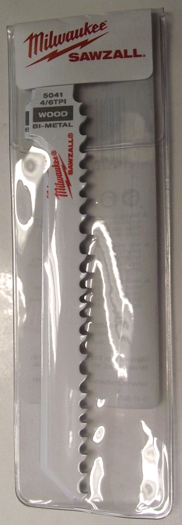 Milwaukee 48-02-5041M Super Sawzall Blade 4/6 Teeth per Inch x 6" 2pk USA