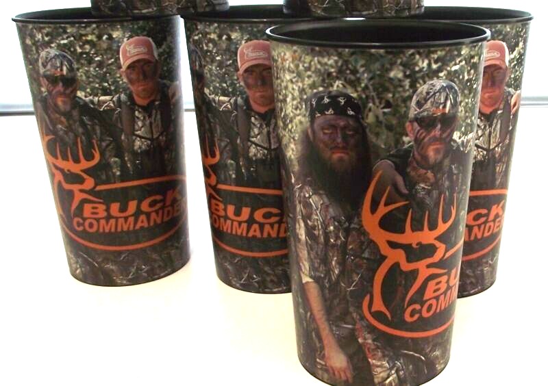 Buck Commander Luke Bryan 00149 Plastic Tumblers 22oz Dishwasher Safe USA 6pcs