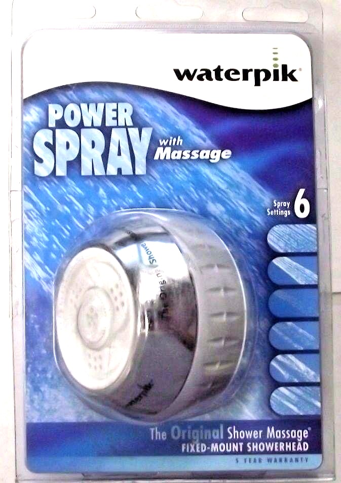 Waterpik SM620 6 Function Massage Shower Head USA