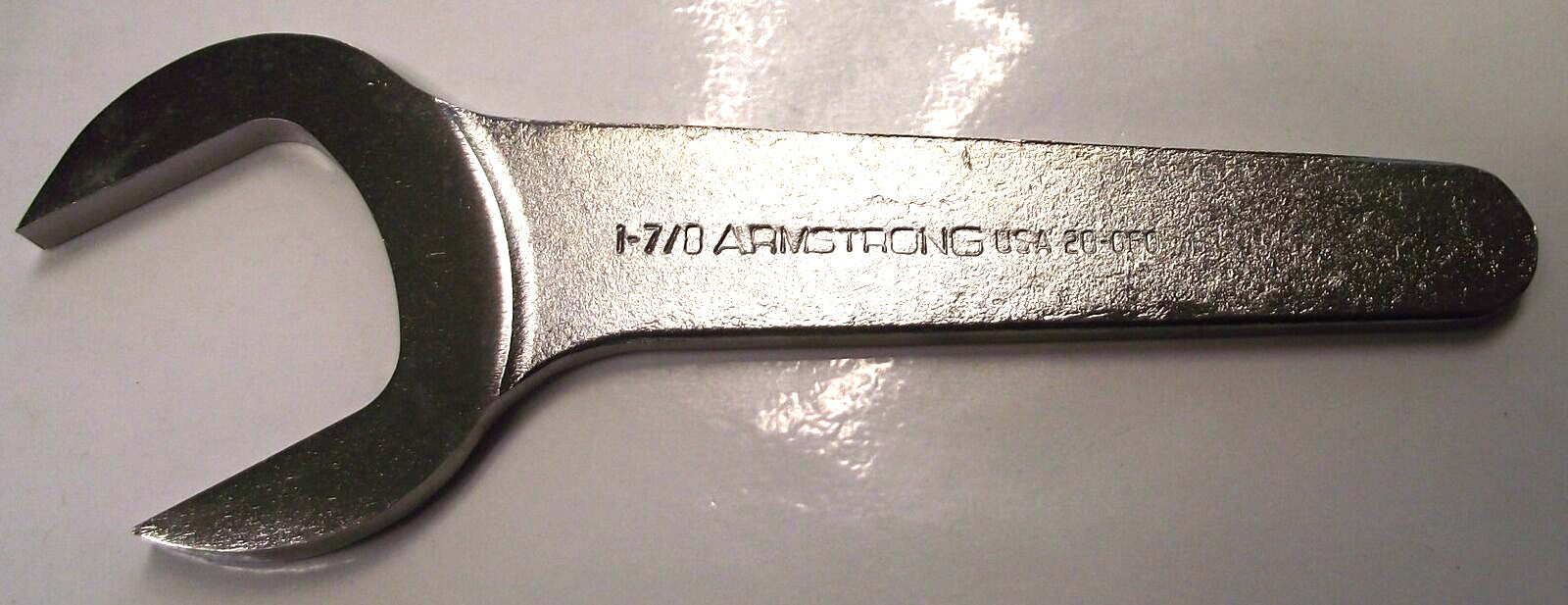ARMSTRONG TOOLS 28-060 1-7/8" Open End Pump Wrench Thin Pattern USA