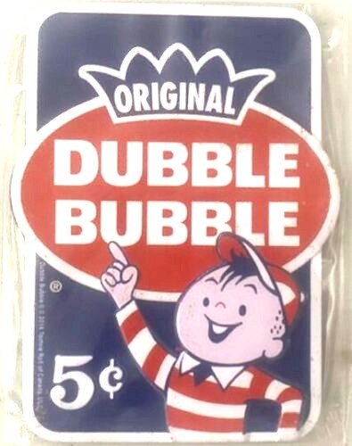 Dubble Bubble 100081 EMbossed Metal Refrigerator Magnet