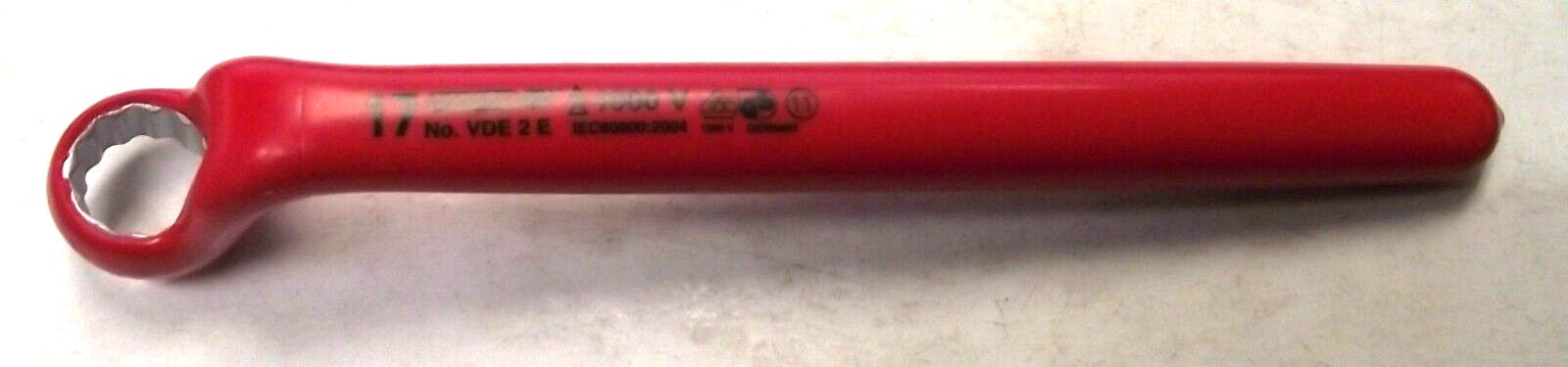 Gedore 6036780 VDE 17mm Insulated Box End Wrench Germany