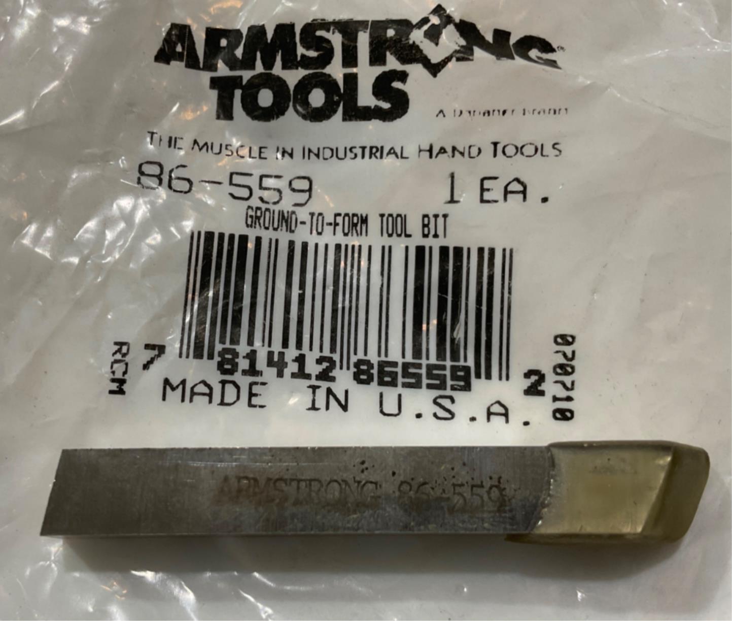 Armstrong 86-559 Ground-to-form Tool Bit USA