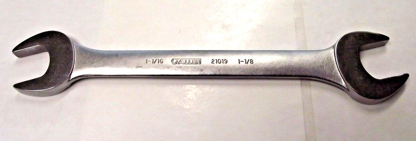 Allen 21019 1-1/16 X 1-1/8 Satin Open End Wrench USA