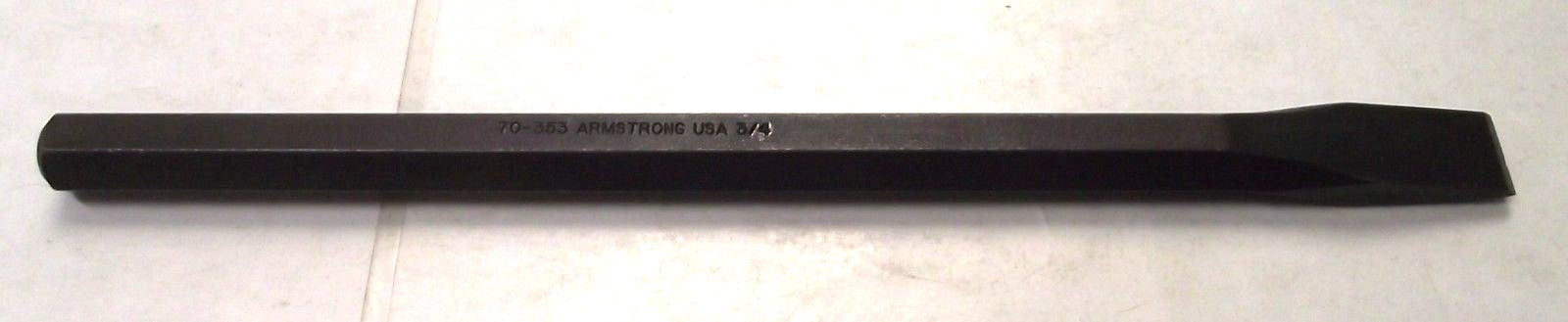 Armstrong 70-353G 3/4" x 5/8" x 12" Cold Chisel USA