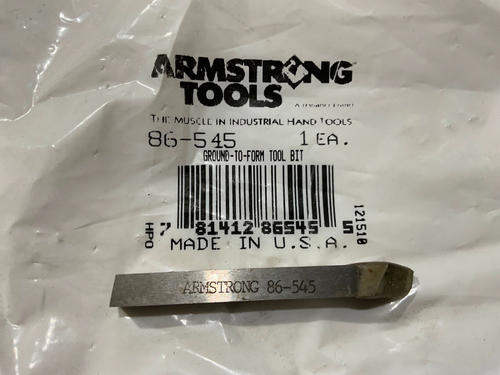 Armstrong 86-545 Ground-to-form Tool Bit USA