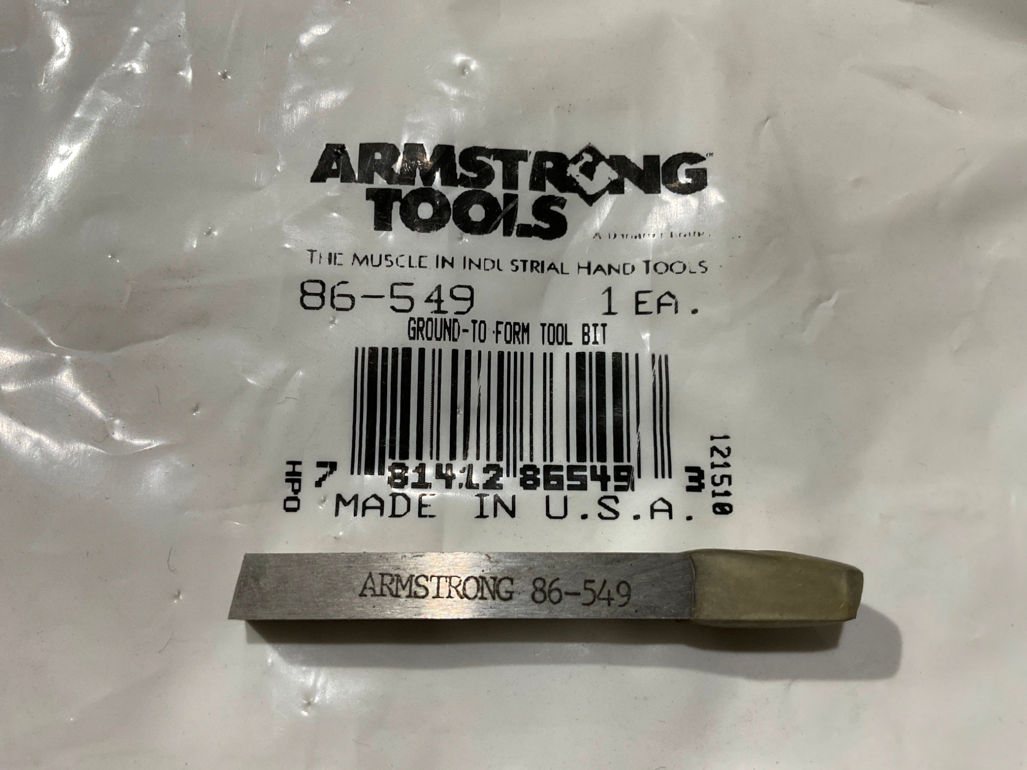 Armstrong 86-549 Ground-to-form Tool Bit USA