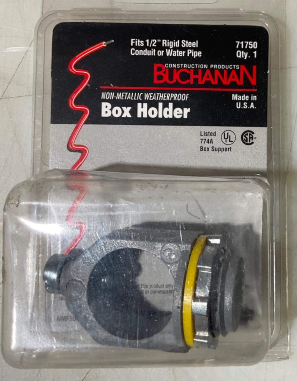 Buchanan 71750 Non-Metallic Weatherproof Box Holder USA