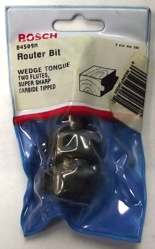 Bosch 84509M 1-1/4" Carbide Tipped Wedge Tongue Router Bit 1/2" Shank USA