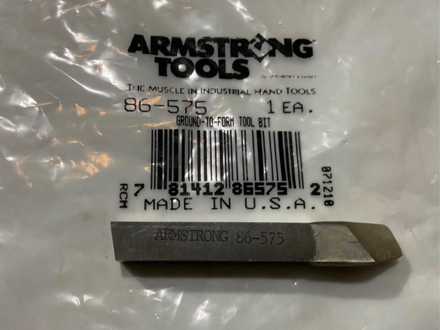 Armstrong 86-575 Ground-to-form Tool Bit USA