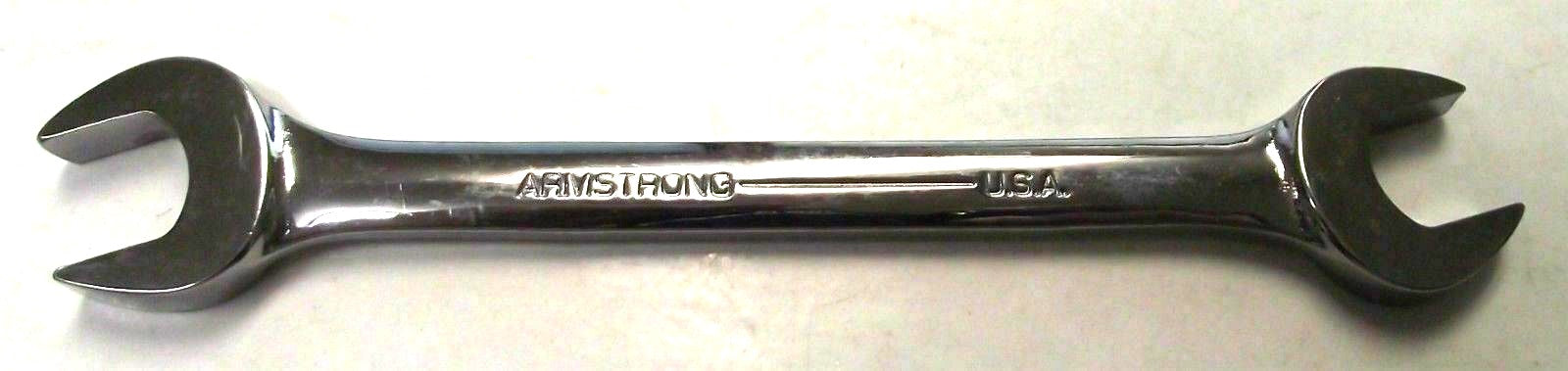 Armstrong 26-079 5/8" x 9/16 Open End Wrench Full Polish USA