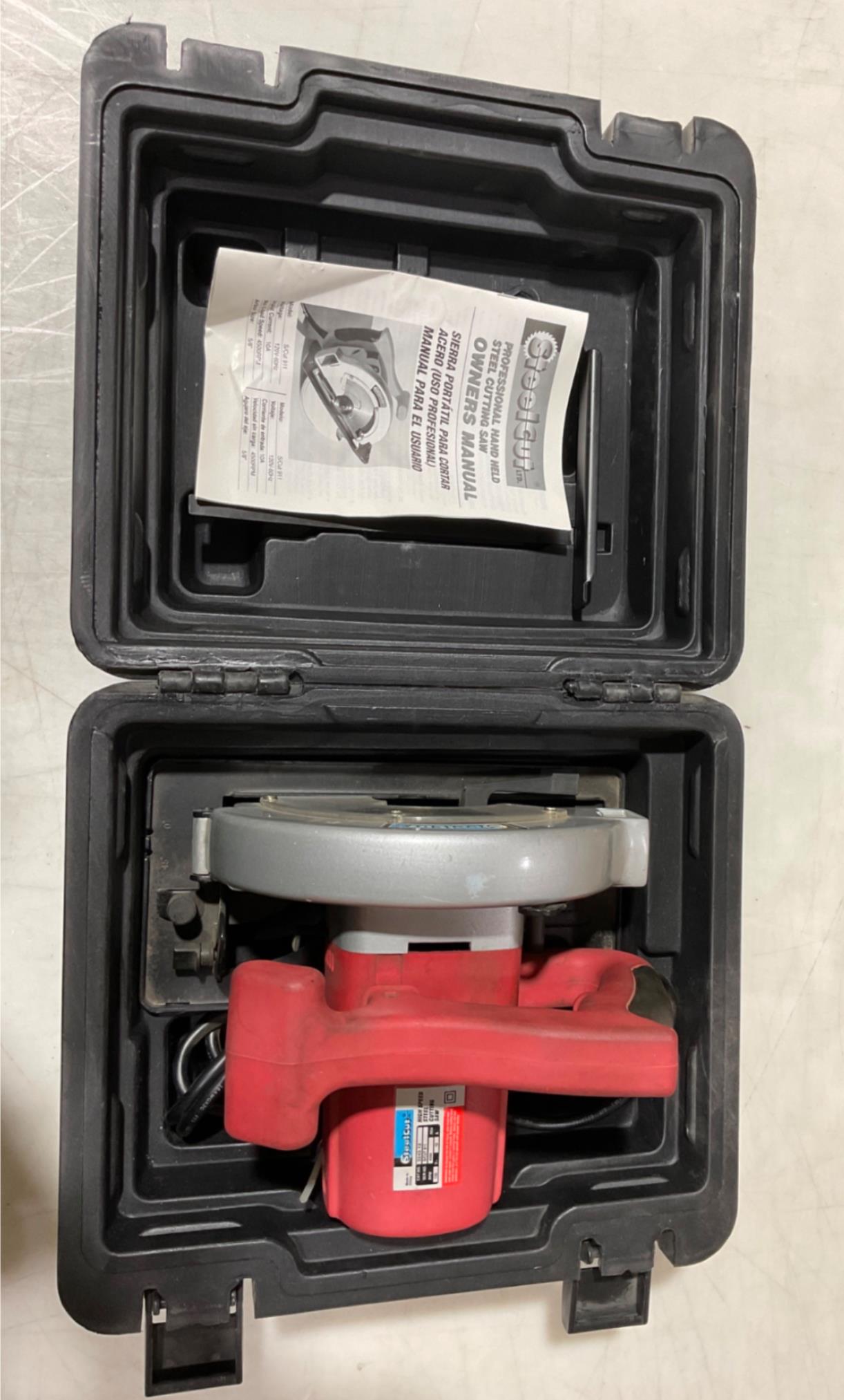 SteelCut S/Cut 911 Corded Hand Held Steel Cutting Saw #10